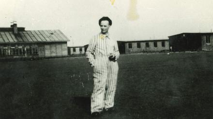 Unbekannter französischer Häftling, Aufnahme vom 28. April 1945.