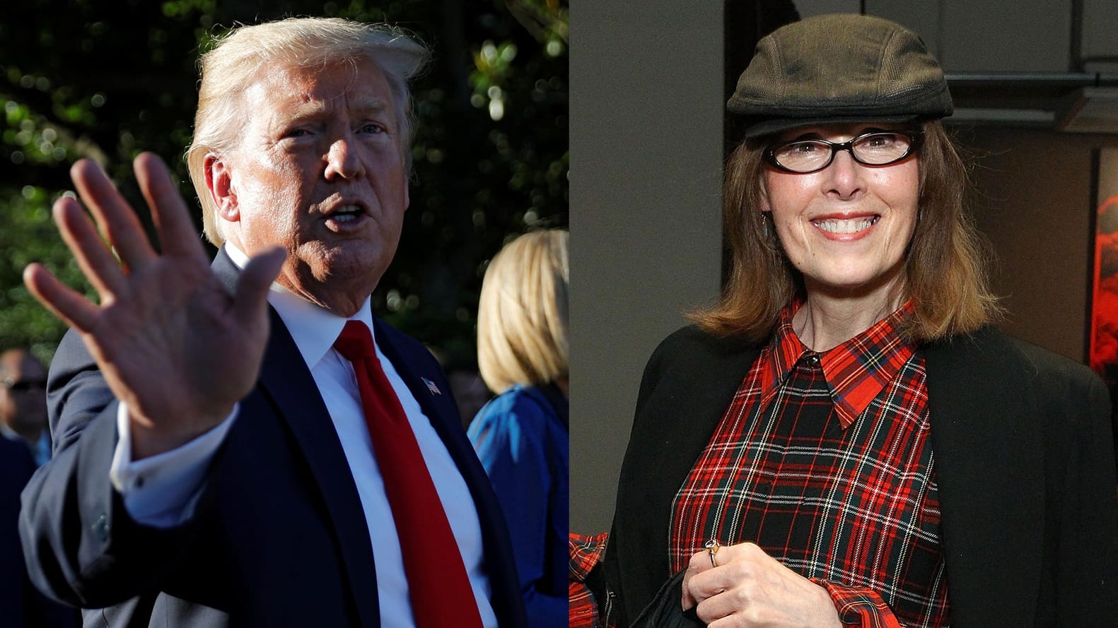 Neue Vorwürfe gegen den US-Präsidenten: Die prominente Kolumnistin E. Jean Carroll (rechts) bezichtigt Donald Trump der versuchten Vergewaltigung. Neue Vorwürfe gegen den US-Präsidenten: Die prominente Kolumnistin E. Jean Carroll (rechts) bezichtigt Donald Trump der versuchten Vergewaltigung.