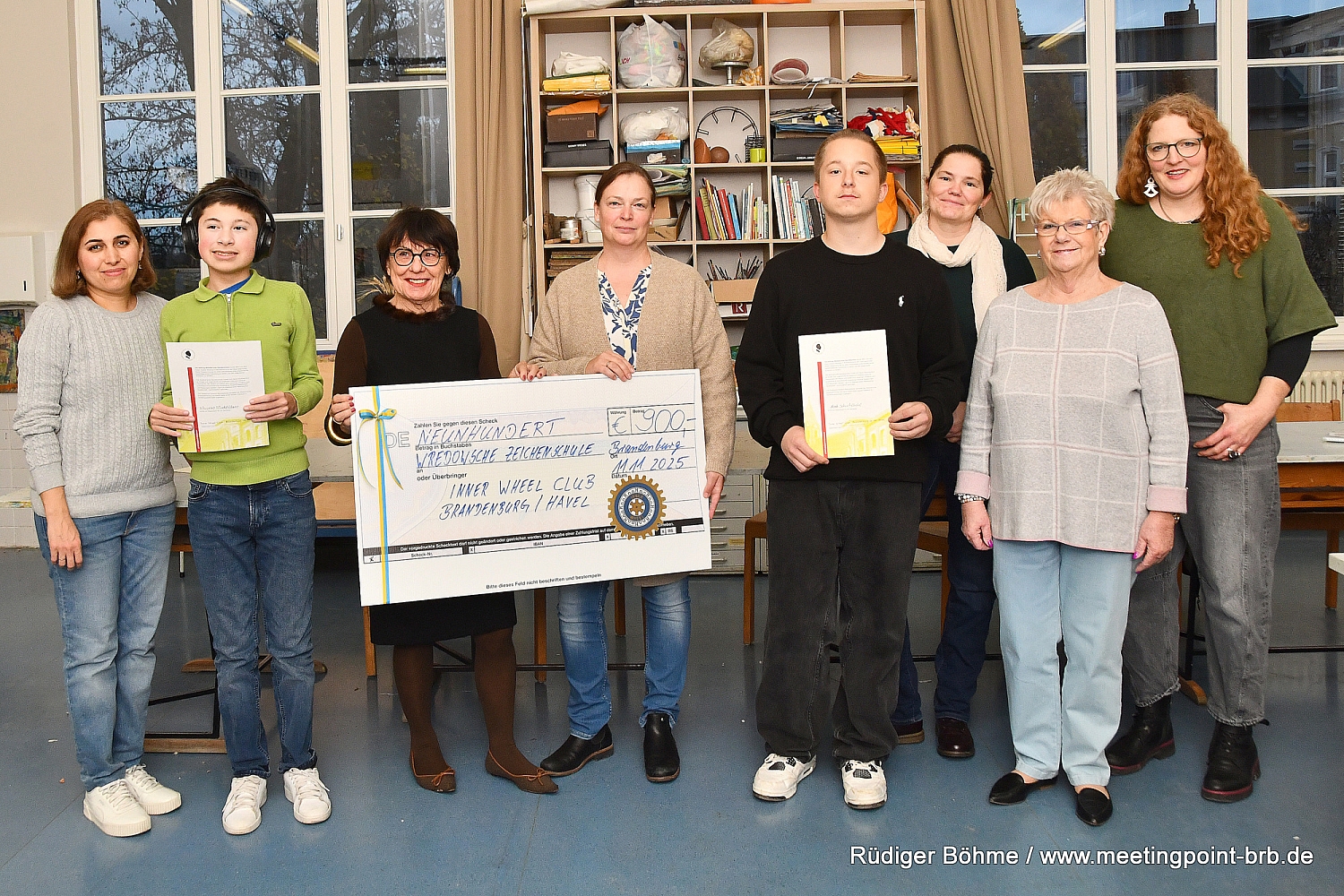 Inner Wheel Club Brandenburg unterstützt mit Spenden sozialschwache Kinder