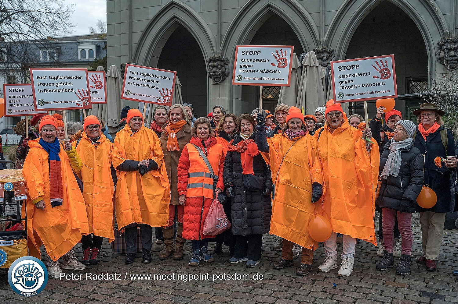 Keine Gewalt gegen Frauen - auch in Brandenburg an der Havel wird eine klare Haltung sichtbar!