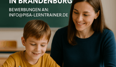PISA-Lerntrainer sucht Schulbegleiter:innen in Brandenburg! (m/w/d – Minijob / Teilzeit)