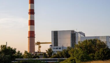 Öl-Raffinerie in Novi Sad, Serbien