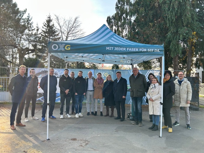 OXG startet den Glasfaserausbau für mehr als 6.300 Haushalte in Heidenau