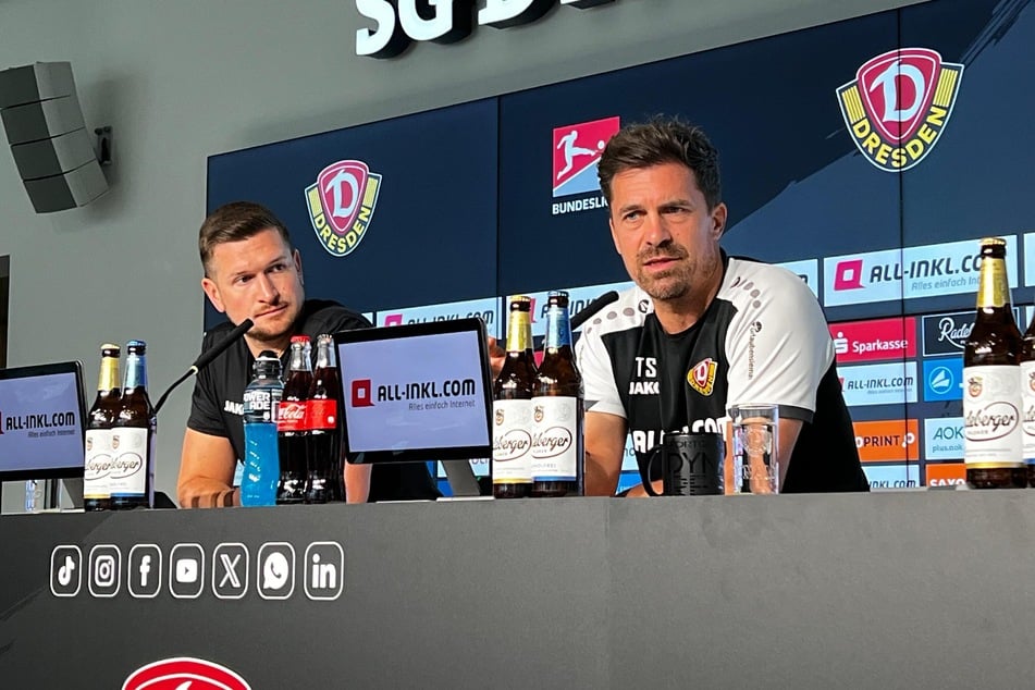 Thomas Stamm erklärte auf einer frühen Pressekonferenz am Donnerstagmorgen, warum der kommende Gegner vom KSC Dynamo als Vorbild dienen kann.