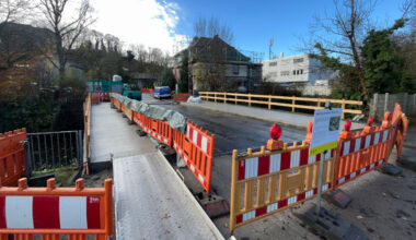 Brückensanierung an der Pfinz in Grötzingen – Arbeiten im Zeitplan