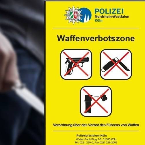 Waffenverbot an mehreren Kölner Bahnhöfen