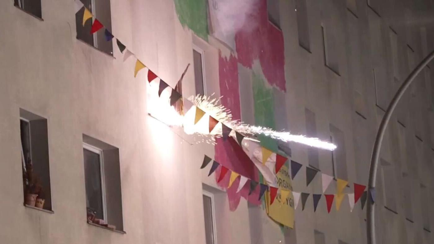 Erneuter Polizeieinsatz in der Habersaathstraße in Berlin