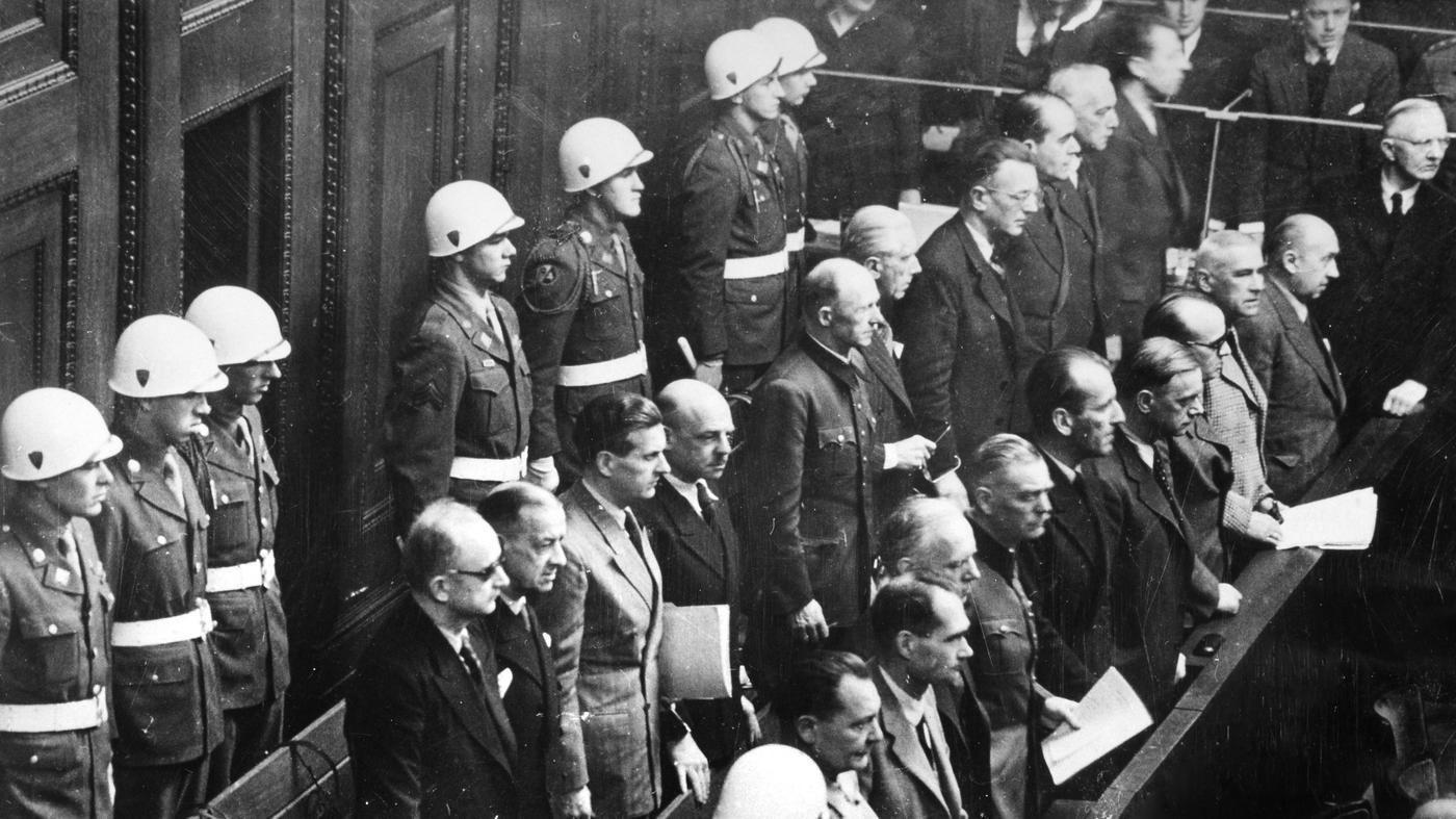 Reportage von Walther Karsch zum Prozess gegen die Hauptkriegsverbrecher