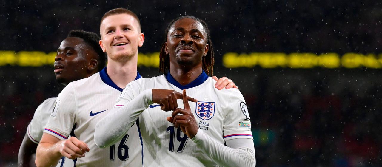 England bejubelt Treffer von Eberechi Eze