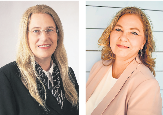 Bestatterin Melanie Lemanczyk (li.) und Trauerbegleiterin Stephanie Freyer bieten einen Gesprächskreis für trauernde Angehörige an. Foto: Bestattungen Lemanczyk