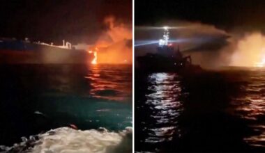 Türkei: Videos zeigen Feuer auf zwei russischen Öltankern