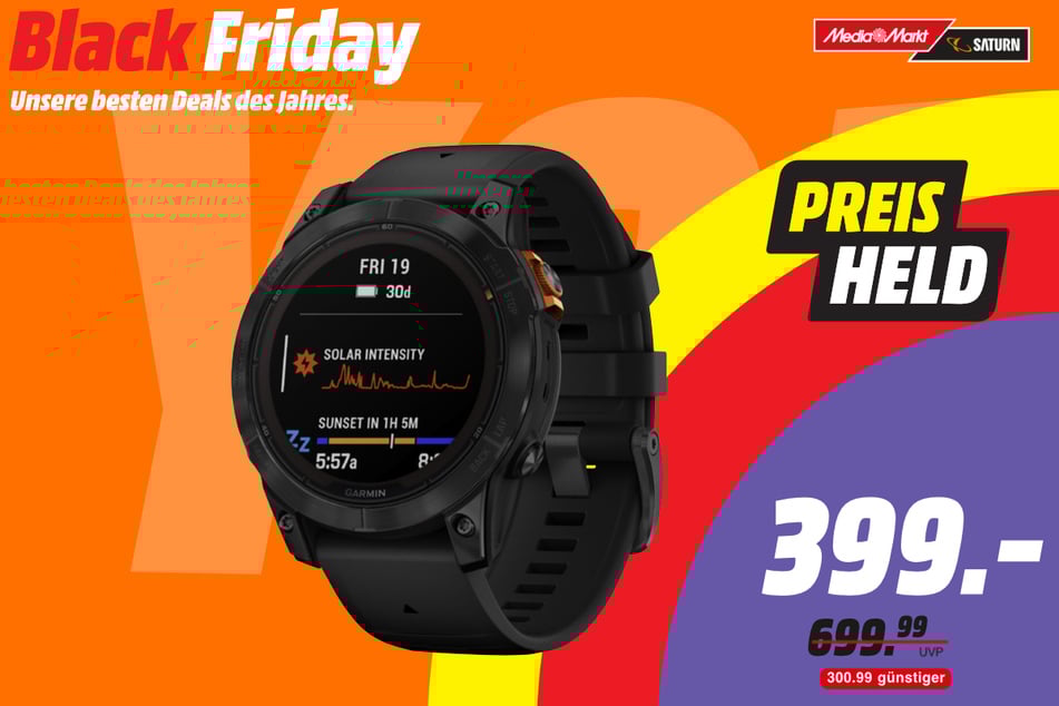 Garmin-Smartwatch für 399 statt 699,99 Euro.