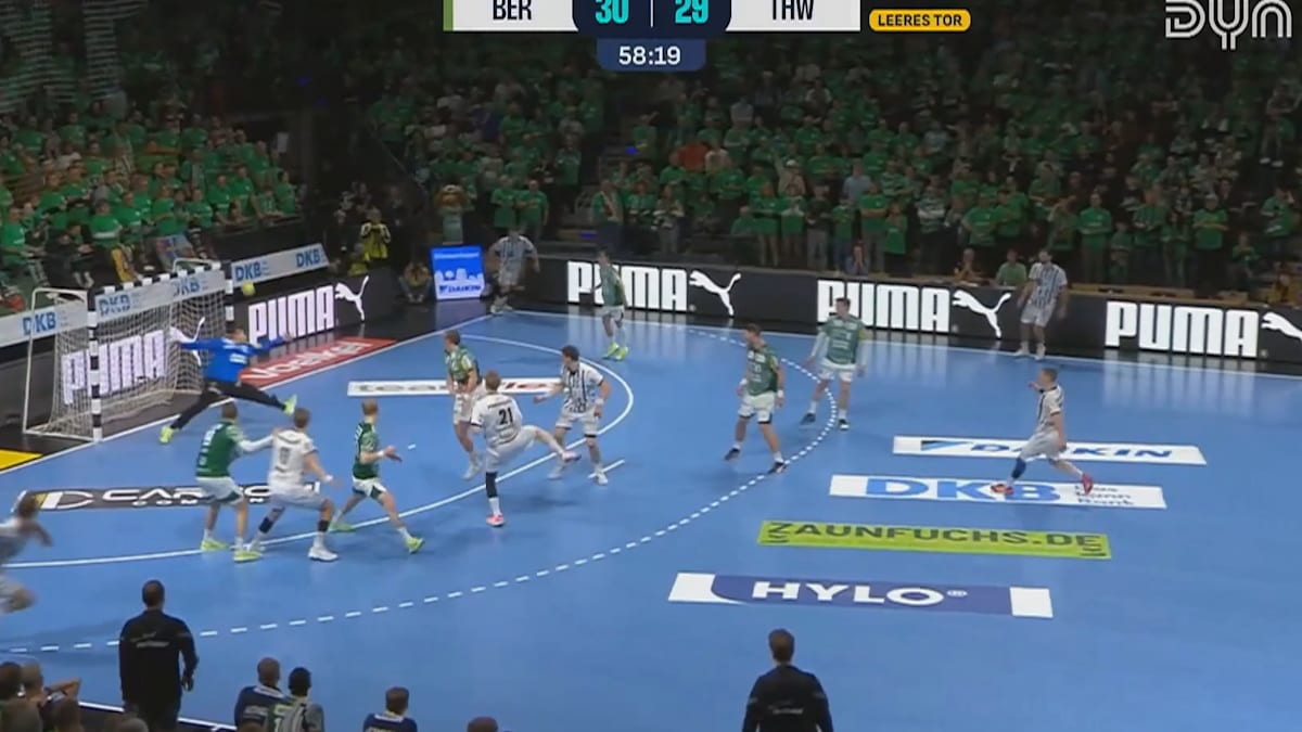 Handball-Bundesliga: Überragender Milosavljev – Füchse Berlin ringen den THW Kiel nieder - Video