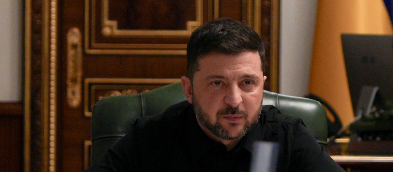 Der ukrainische Präsident Wolodymyr Selenskyj (Archivbild). | dpa Der ukrainische Präsident Wolodymyr Selenskyj (Archivbild).