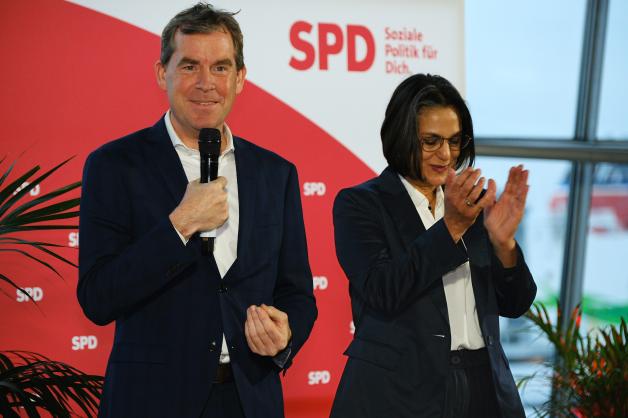 Ex-Parteichefin und Nachfolger: Serpil Midyatli und Ulf Kämpfer.