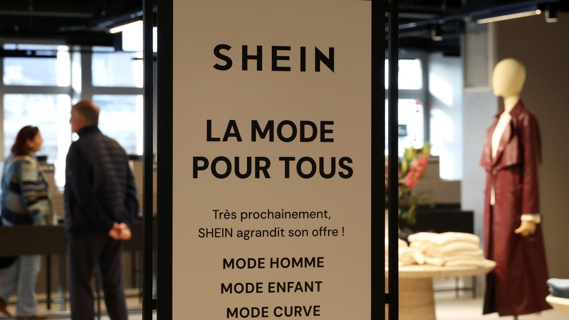 Laden des Fast-Fashion-Konzerns Shein in Paris.