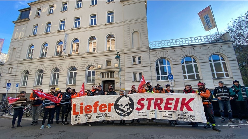 Streik bei Lieferando in Leipzig