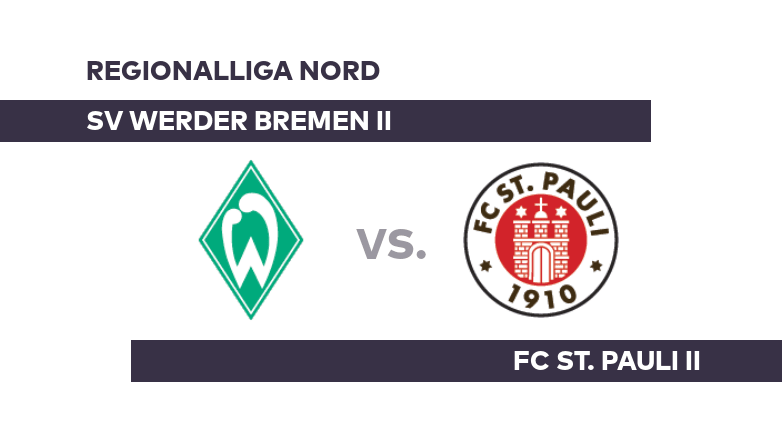 SV Werder Bremen II - FC St. Pauli II: Kommt Bremen II wieder in die Spur? - Regionalliga Nord