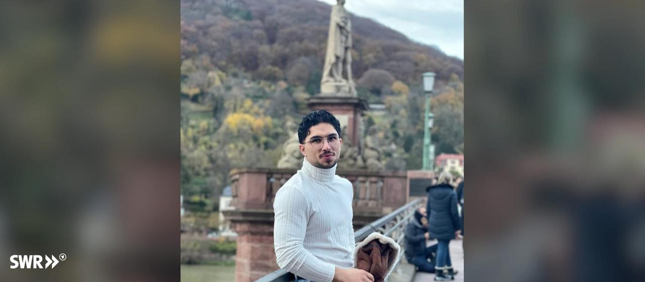 Der 24-jährige irakische Student Ramzi Awat Nabi. | SWR, SWR Der Student Ramzi Awat Nabi. Der 24-jährige Iraker wurde aus Stuttgart abgeschoben.