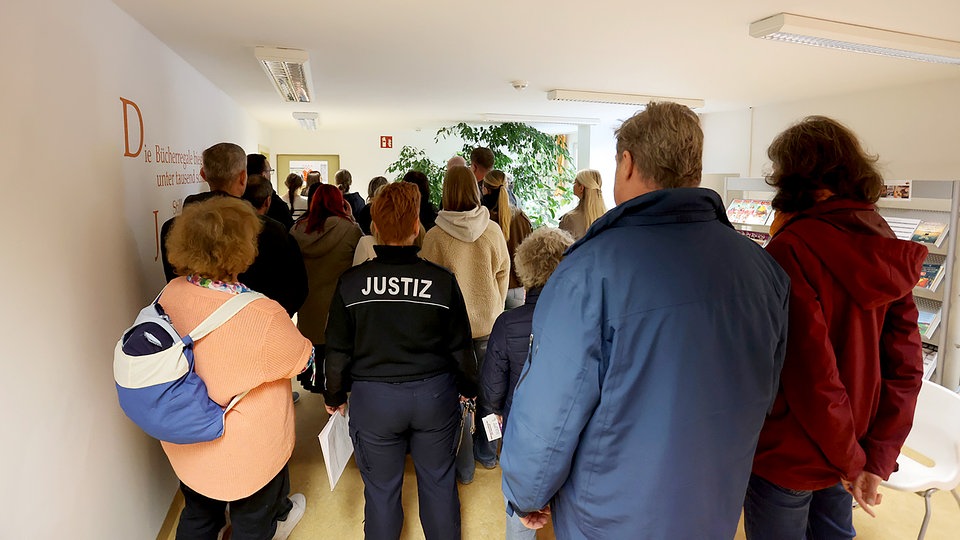 Besucherandrang in der JVA Chemnitz