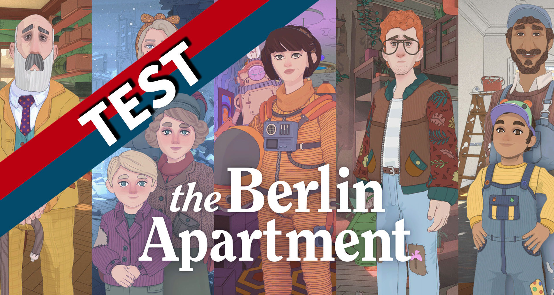 Ein Screenshot aus dem Videospiel The Berlin Apartment.