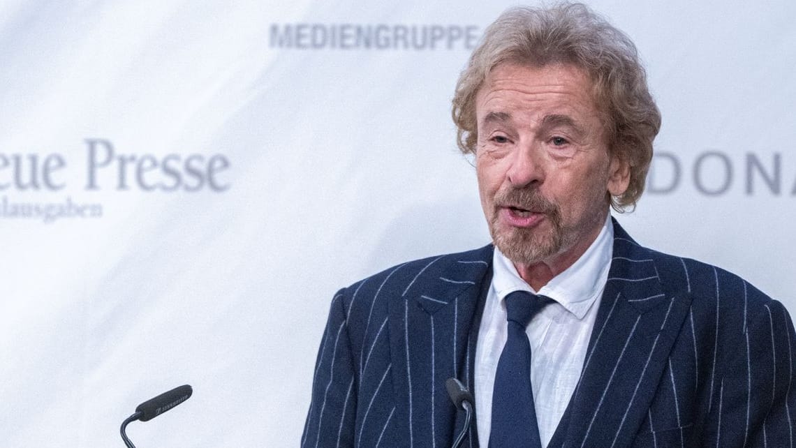 Thomas Gottschalk: Er hielt bei einer Preisverleihung in Passau eine Laudatio. Thomas Gottschalk: Er hielt bei einer Preisverleihung in Passau eine Laudatio.