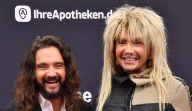 Tom Kaulitz und Bill Kaulitz bei der 77. Bambi-Verleihung in den Bavaria Filmstudios, München, 11. November 2025