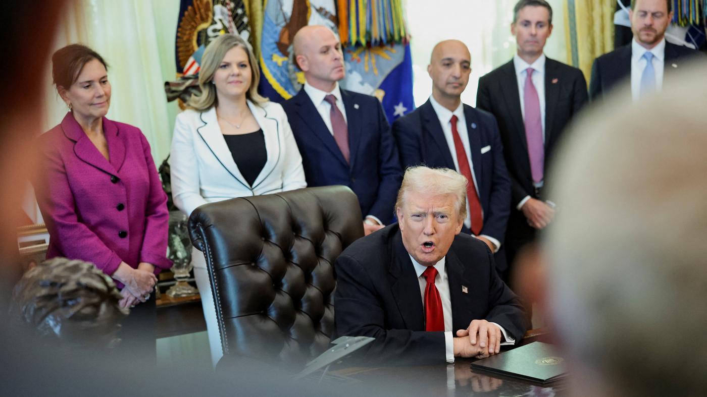 Mann bricht bei Trumps Rede zu Abnehmmitteln zusammen