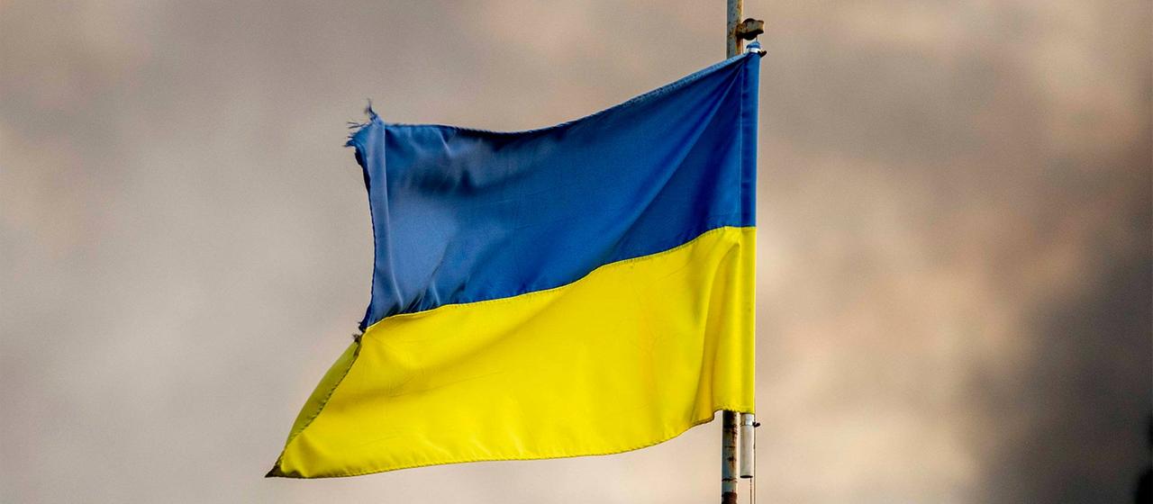 Ukraine Flagge