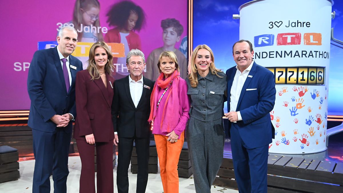 30 Jahre - 30 Stunden: RTL-Spendenmarathon bringt mehr als 23 Millionen Euro ein