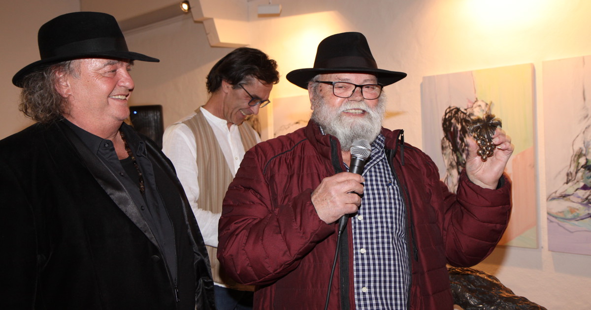 Peter Federer erhält «Goldene Traube» für sein Lebenswerk als Eisenplastiker