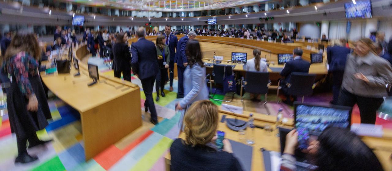 Tagungsort der EU-Umweltminister in Brüssel