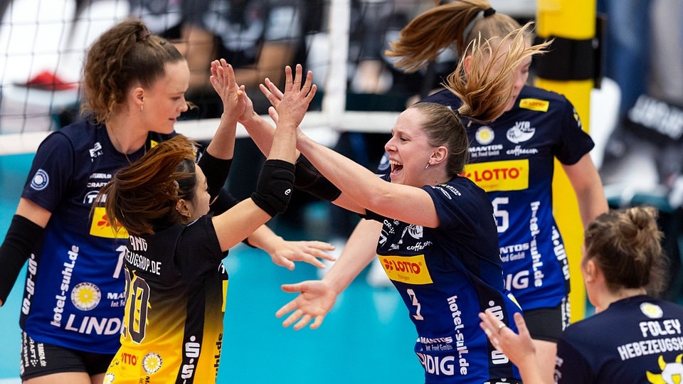 Volleyball: VfB Suhl feiert Comeback-Sieg gegen VC Wiesbaden