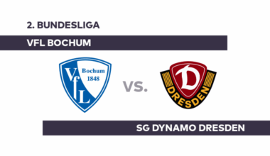 VfL Bochum - SG Dynamo Dresden: Entgegengesetzte Formkurven - 2. Bundesliga