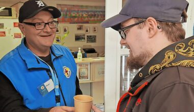 Kaffee für die Wuppertaler Bahnhofsmission