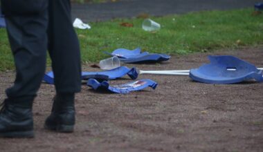 Erste Schadensmeldung nach Randale von WSV-Anhängern im P