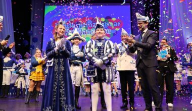 Proklamation von Kinderprinzenpaar Luis und Annick