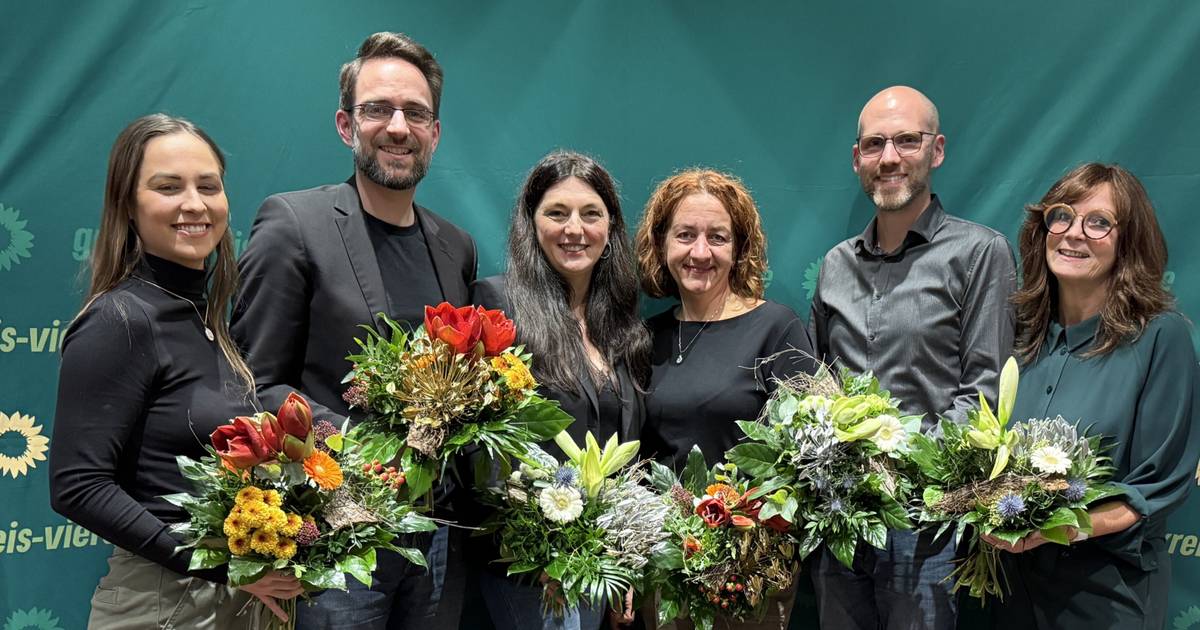 Der neue Vorstand von Bündnis90/Grüne im Kreis Viersen