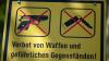 In einigen bayerischen Städten gab es im vergangenen Jahr zeitweise Waffenverbotszonen rund um Bahnhöfe. In Nürnberg ist dies seit April der Dauerzustand. In einigen bayerischen Städten gab es im vergangenen Jahr zeitweise Waffenverbotszonen rund um Bahnhöfe. In Nürnberg ist dies seit April der Dauerzustand.