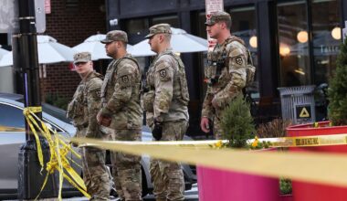 Nationalgardisten in Washingtons Straßen