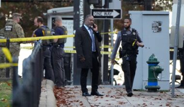 Ermittler am Tatort in Washington