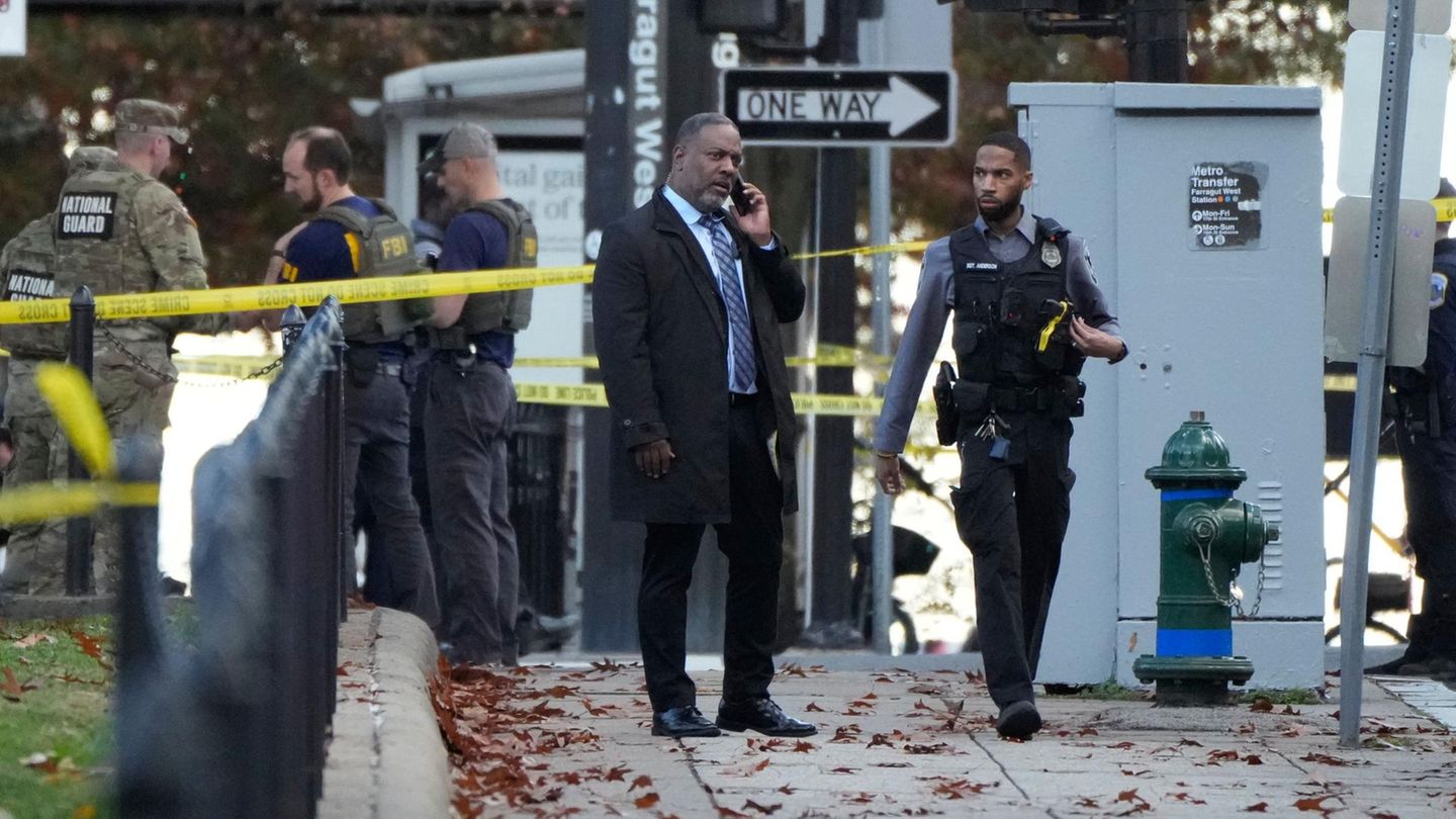 Ermittler am Tatort in Washington