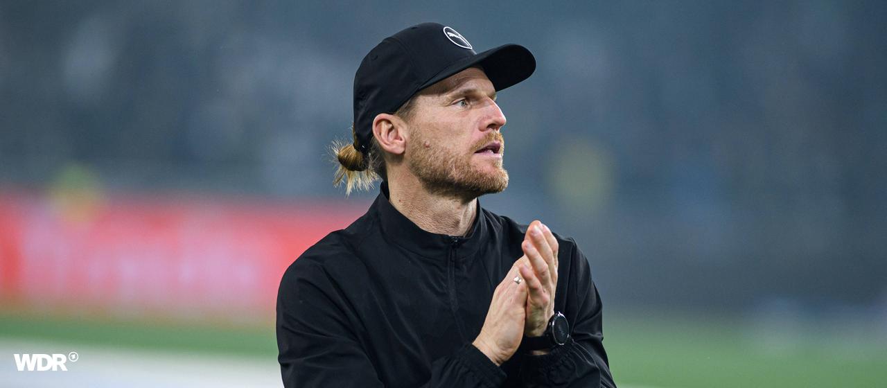 Gladbachs Interimstrainer Eugen Polanski | IMAGO/Vitalii Kliuiev Gladbachs Interimstrainer Eugen Polanski