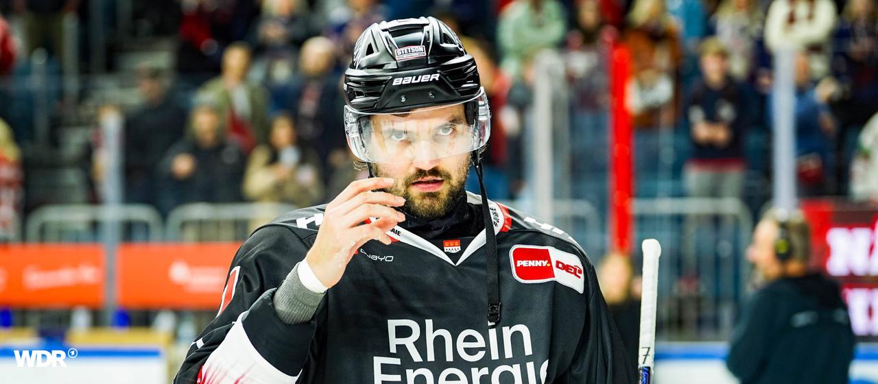 Oliwer Kaski von den Kölner Haien