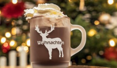 Veganer Kakao auf Weihnachtsmarkt Essen - Besucher rasten aus