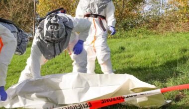 Übung in Essen nach Ausbruch der Schweinepest