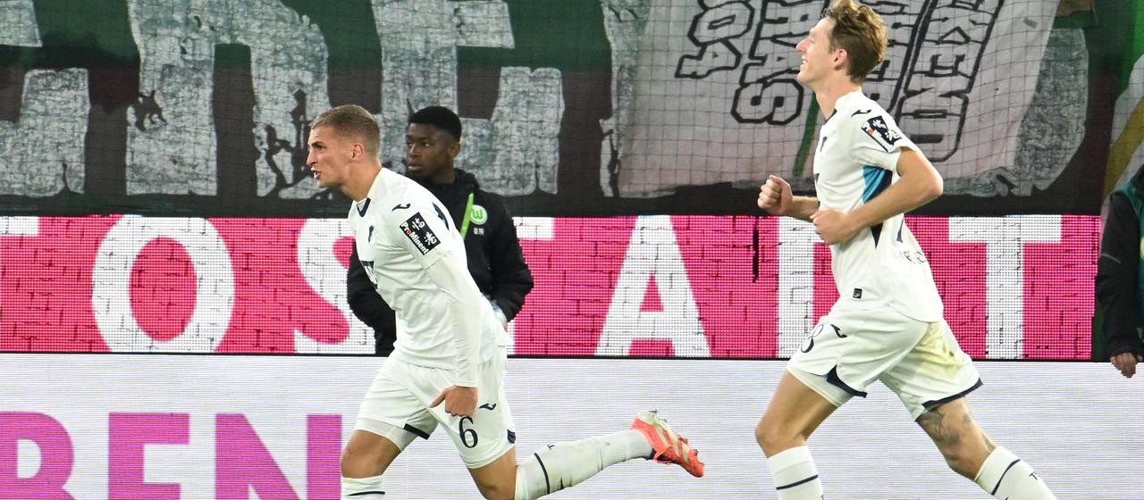 Grischa Prömel bejubelt seinen Treffer zum 1:2