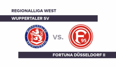 Wuppertaler SV - Fortuna Düsseldorf II: Abstiegskrimi am Samstag - Regionalliga West