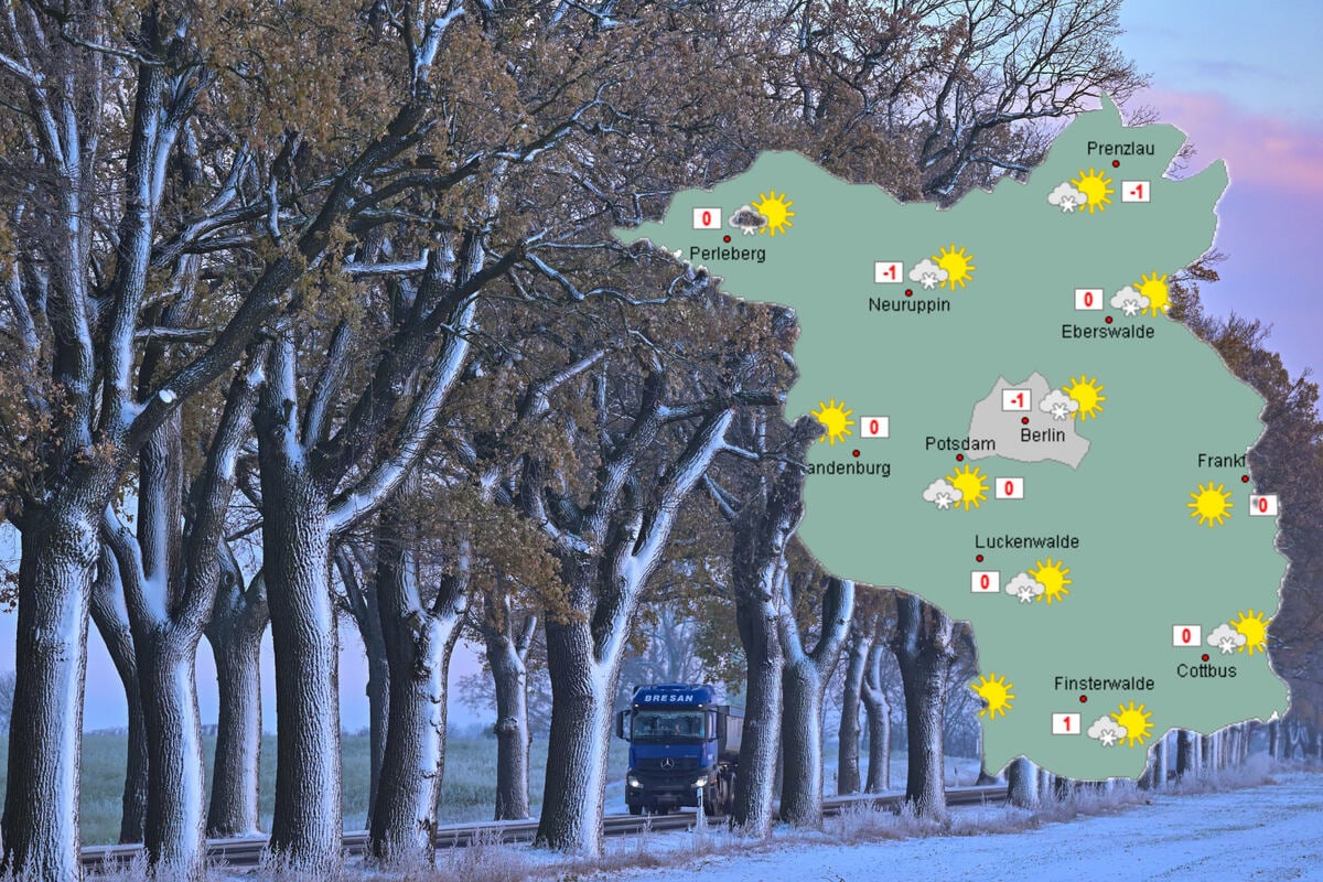 Sonne pur – doch Glätte lauert auf den Straßen!