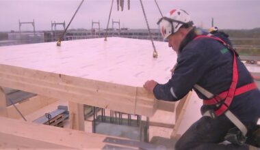 Bremens erster Büroneubau aus Holz: "Man muss gewaltig aufpassen"